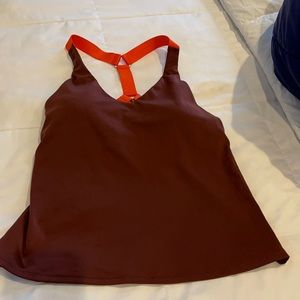 Athleta Size M Sports BraTank. Perfect! Soft spandex fabric. Built in Bra.